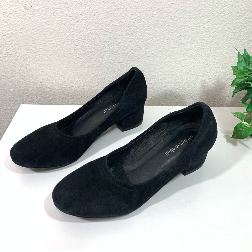 Jeffrey Campbell Bitsie Suede Pumps Heels - Picture 3 of 10